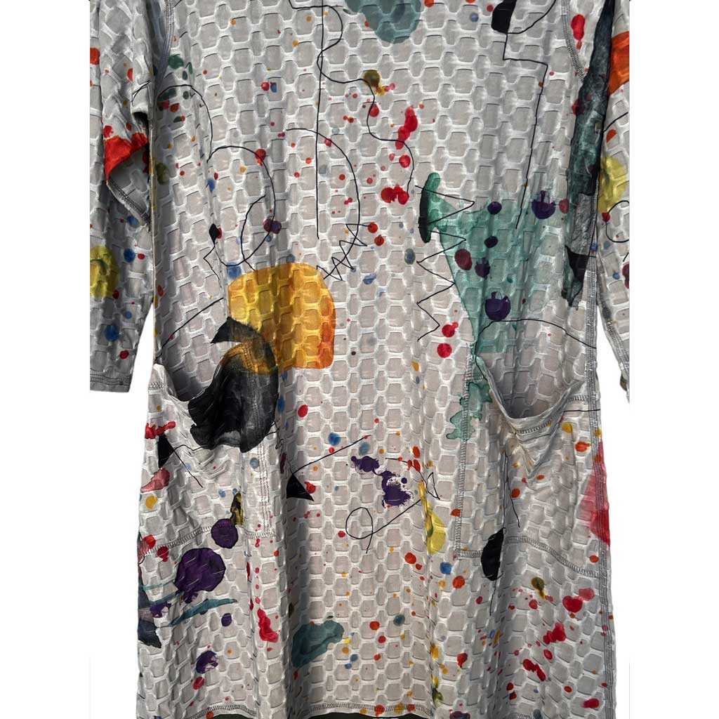 ET'Lois Abstract Two Pocket Dress