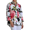 IC Collection Floral Back Pleats Jacket