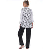 Moonlight White Swirls Stripes Jacket