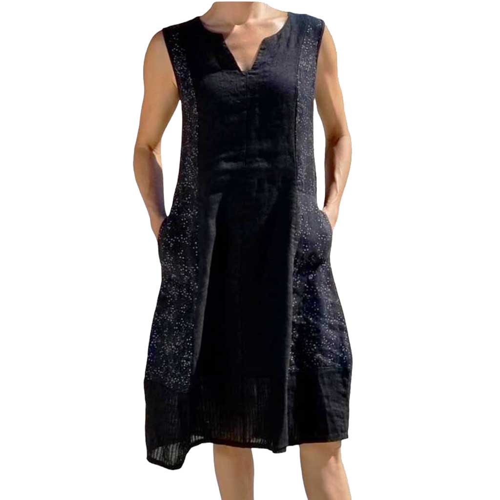 Inizio Black Splash Dress