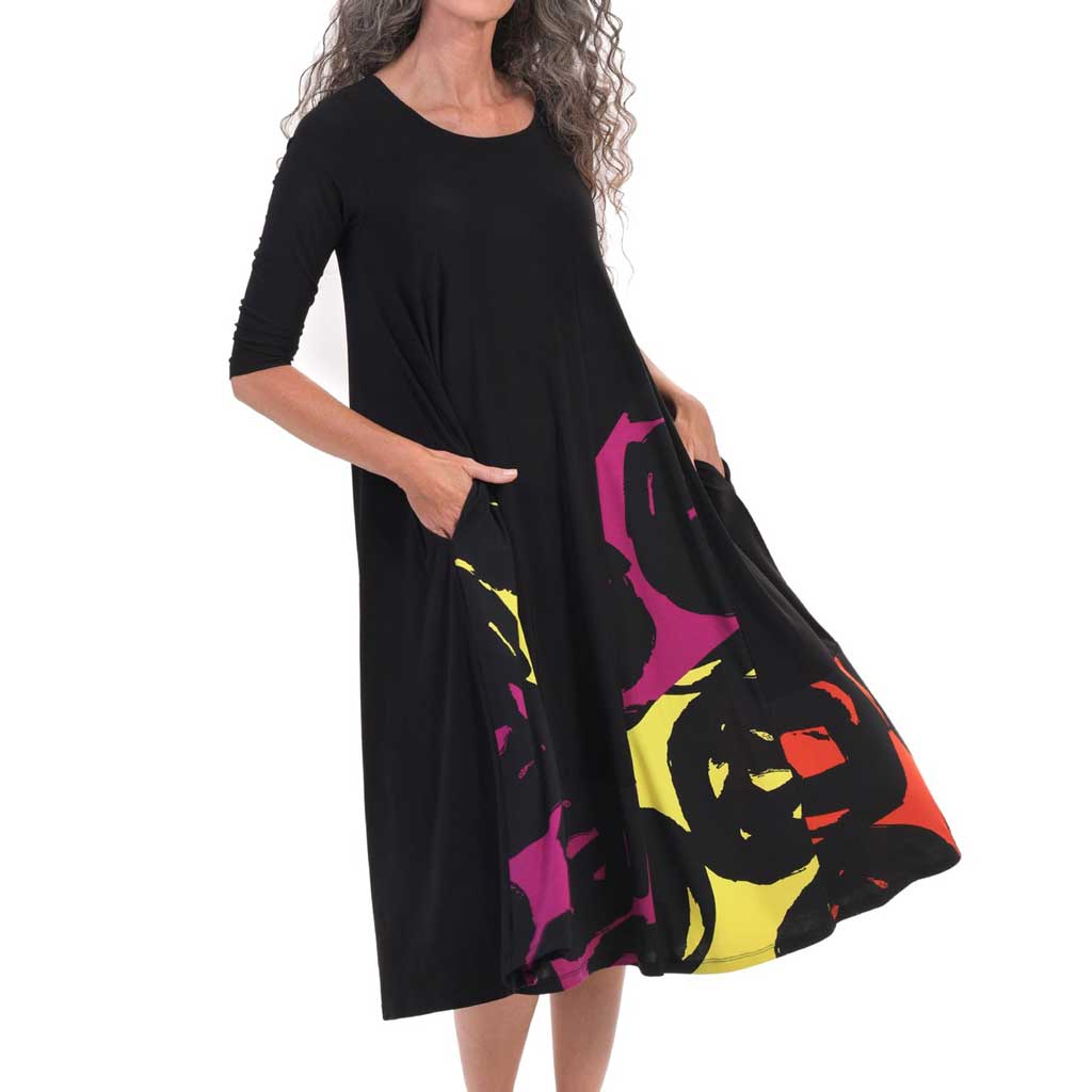 Alembika Art Print Swing Dress