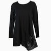 Alembika Black Drama Tunic