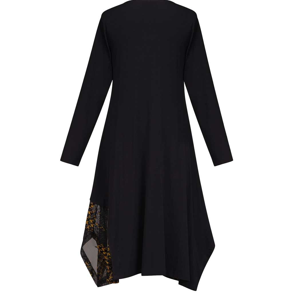 Alembika Black Gold Glam Dress