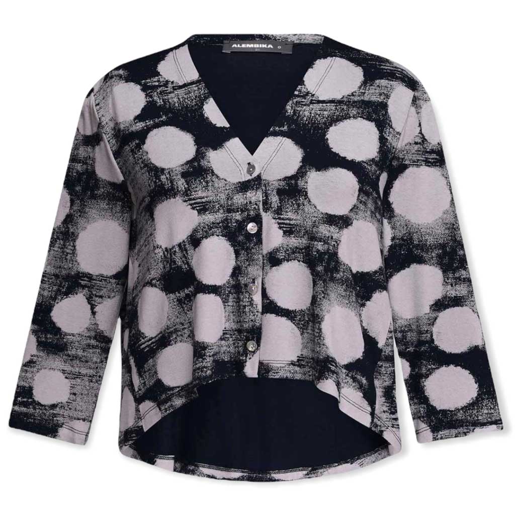 Alembika Dot Crop Black Jacket