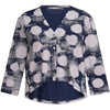 Alembika Dot Crop Navy Jacket