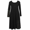 Alembika Line Black Brown Dress - Simply Bella
