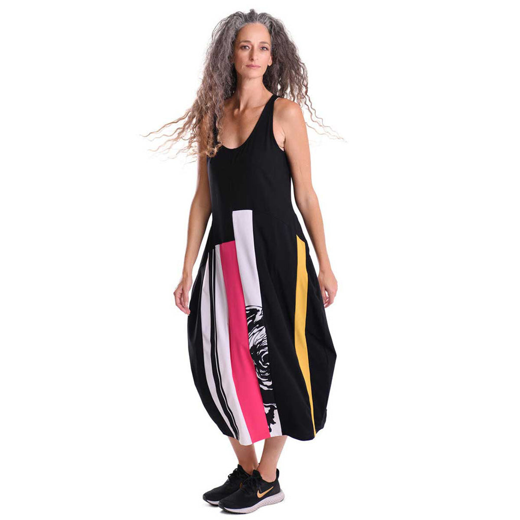 Alembika Line Colorblock Dress - Simply Bella