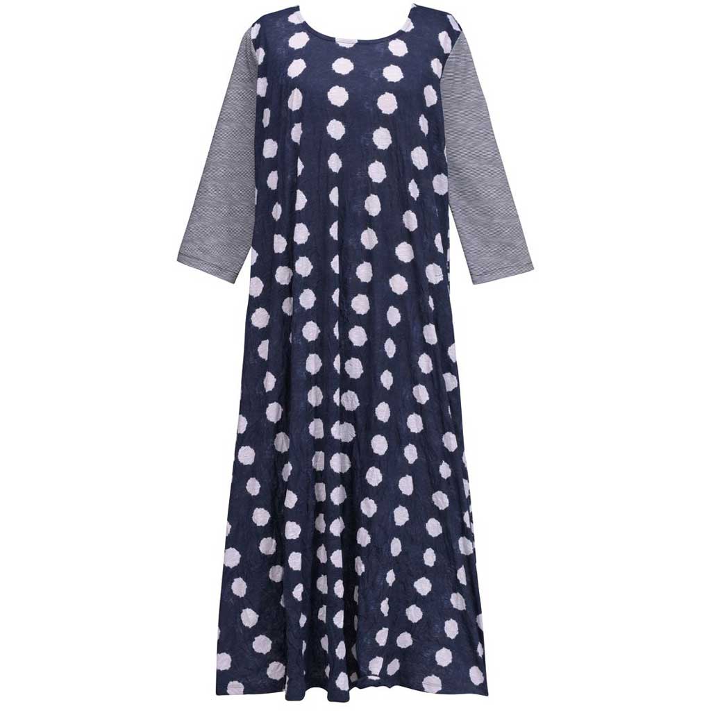 Alembika Navy Dot Dress