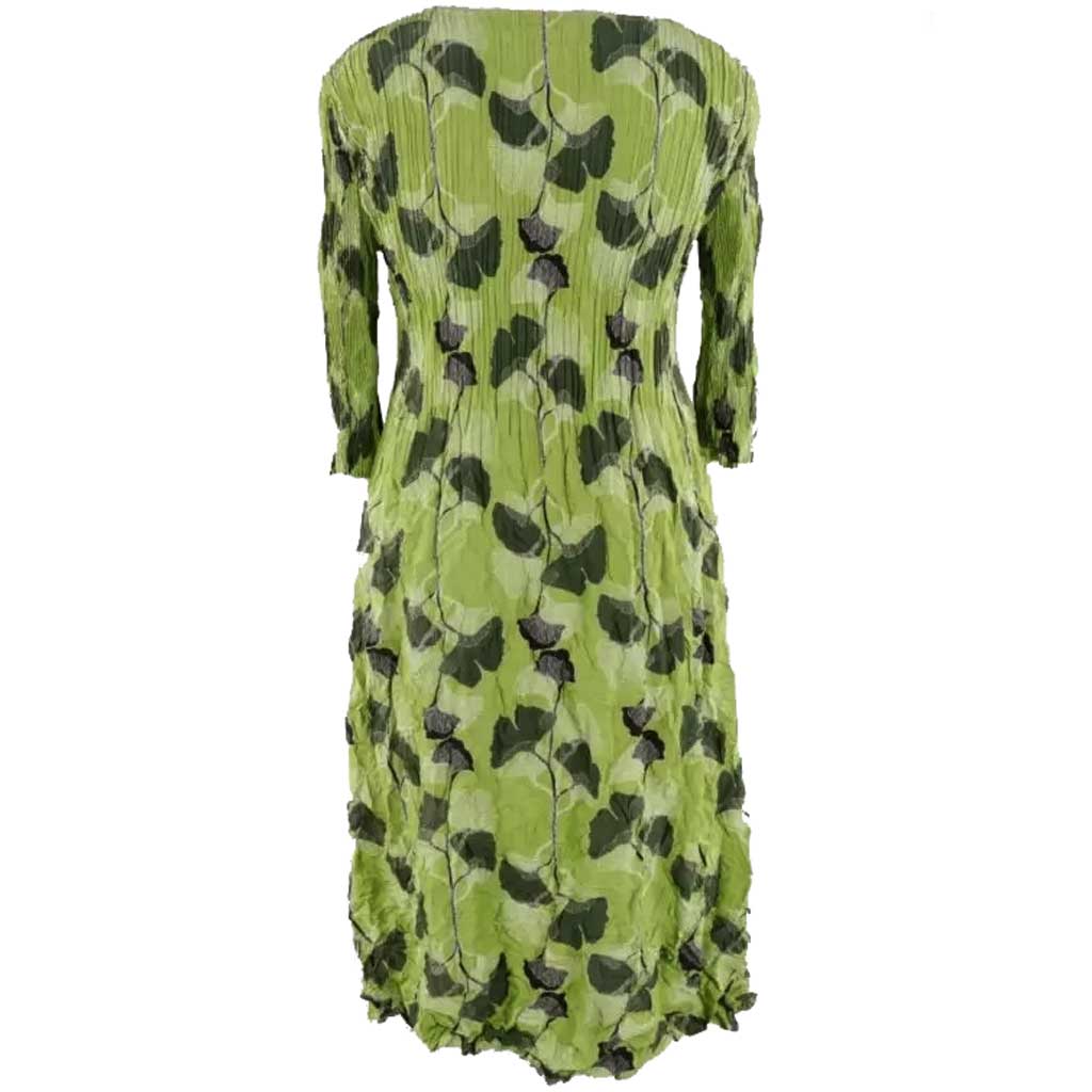 Alquema Lime Smashed Pocket Dress