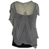 BK Moda Distressed Vest Gray