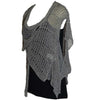 BK Moda Distressed Vest Gray