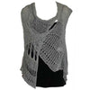 BK Moda Distressed Vest Gray