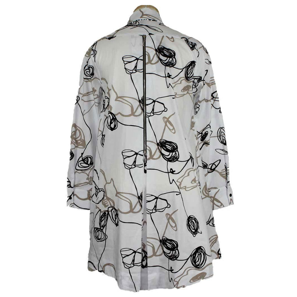 Comfy USA Back Zipper Shirt - Simply Bella