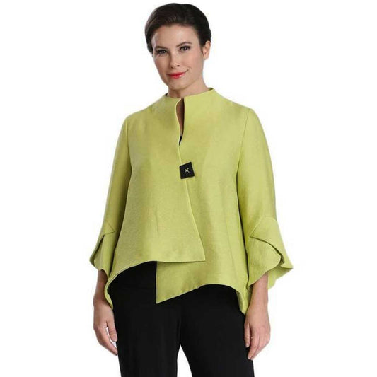 IC Collection Lime Ribbed Jacket