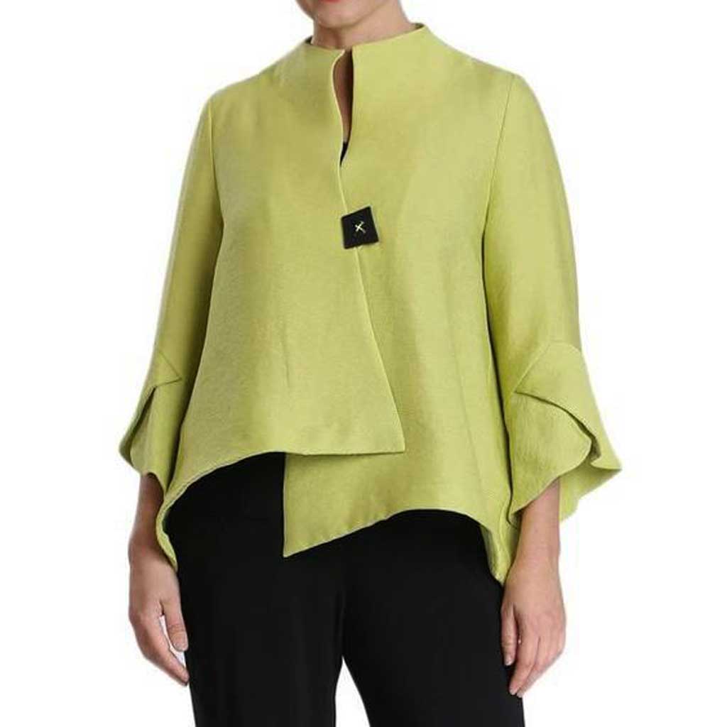 IC Collection Lime Ribbed Jacket