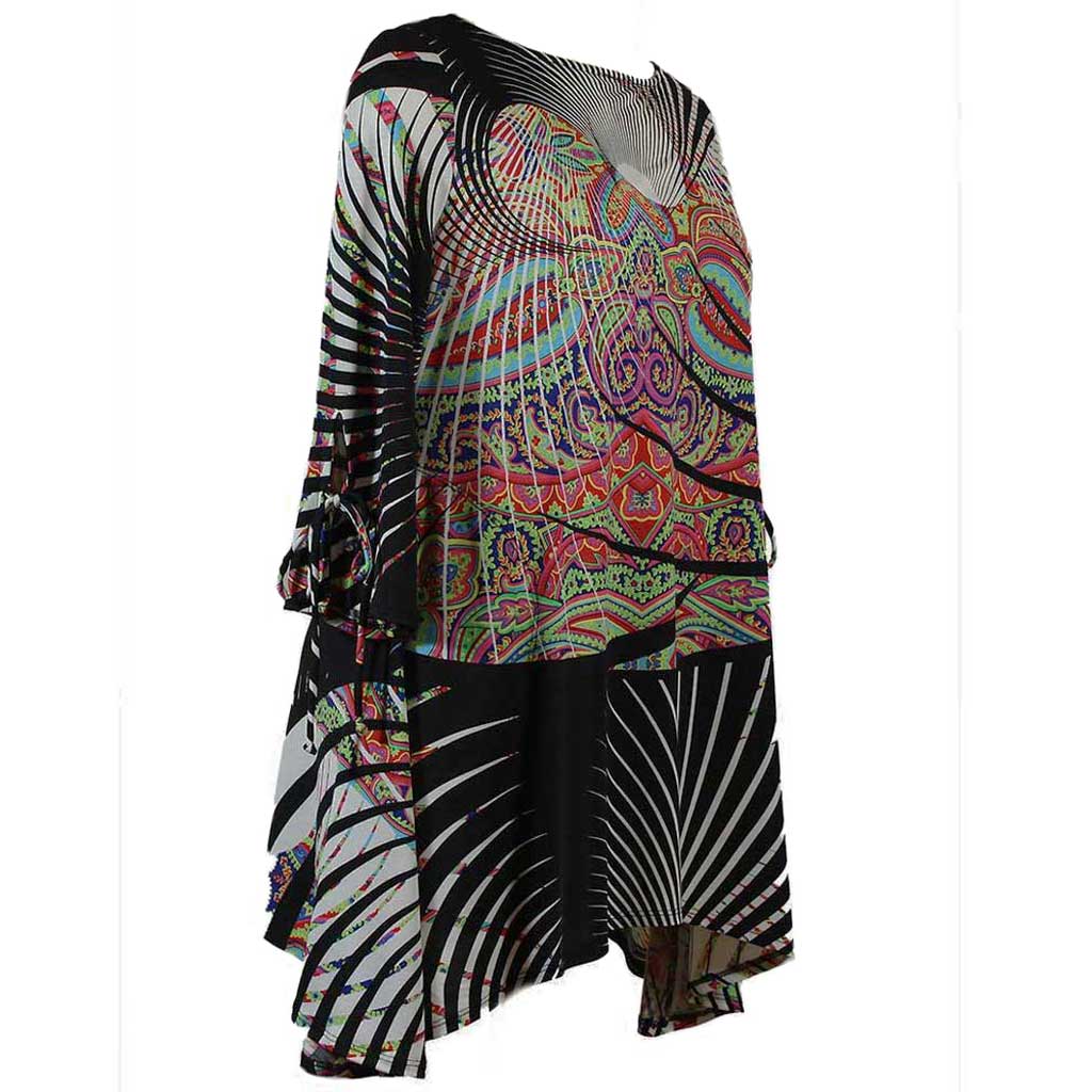 IC Collection Twist Print Tunic