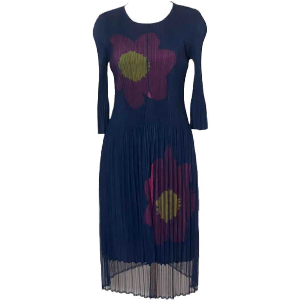 Journey Navy Overlay Dress