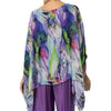 Made in Italy Purple Dream Silk Top