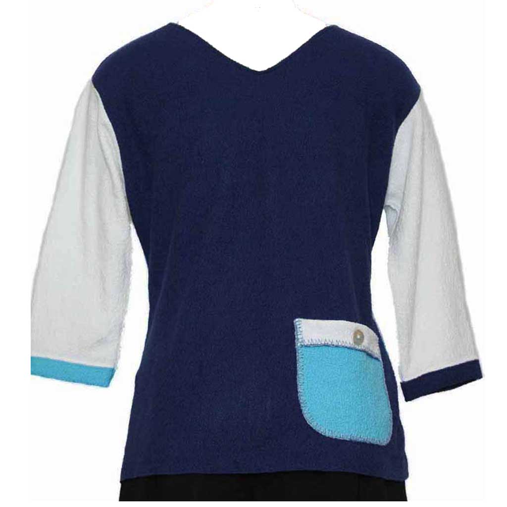 Margaret Winters Double V Neck Sweater - Simply Bella