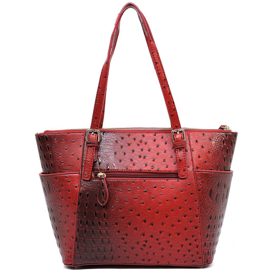 SB Ostrich Croc 2-in-1 Shopper