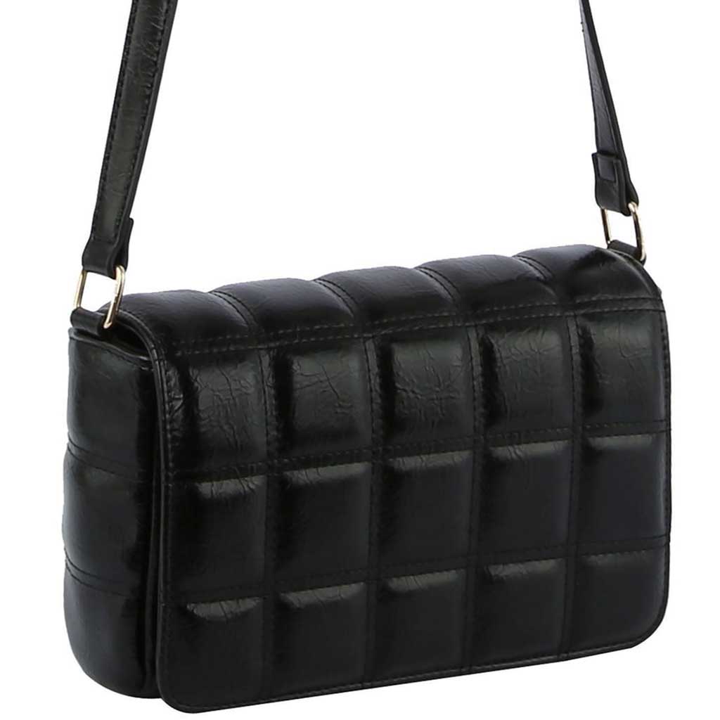 Quilted Crossbody Bag Black