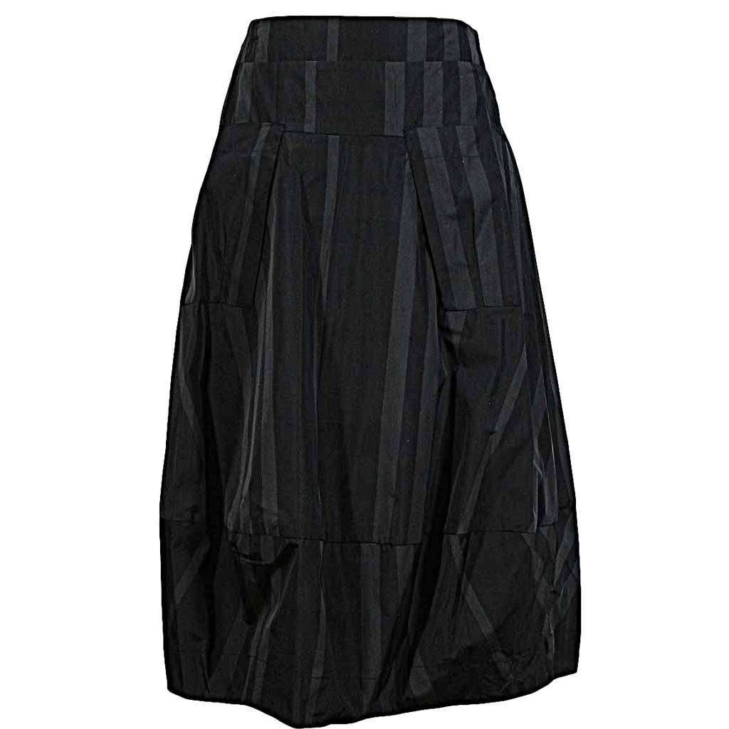 Sun Kim Stripe Midtown Skirt - Simply Bella