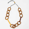 Sylka Brown & Mustard Melissa Necklace