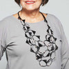 Sylka Sadie Loop Necklace Black