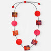 Sylka Red & Pink Chloe Necklace