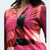 Alembika Crushed Velvet Magenta Top