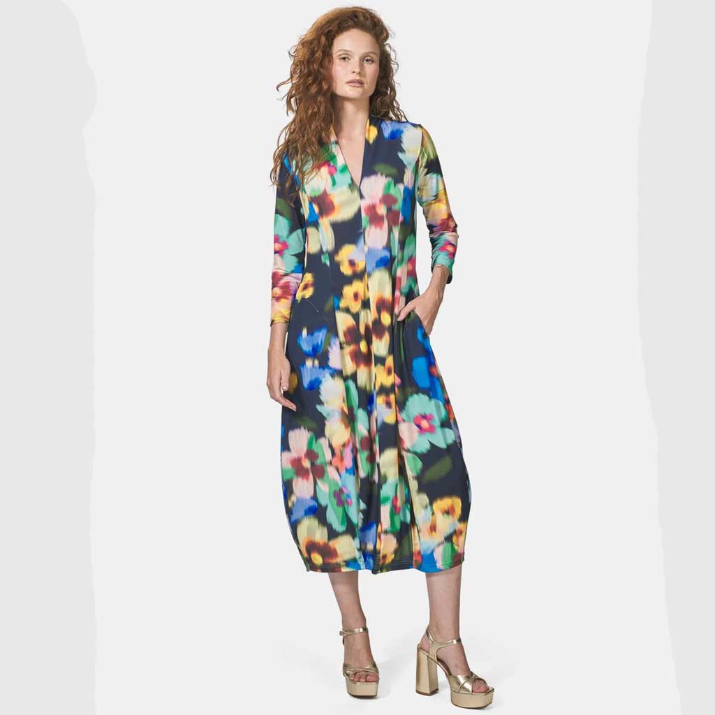 Alembika Forget-Me-Not Cocoon Garden Dress