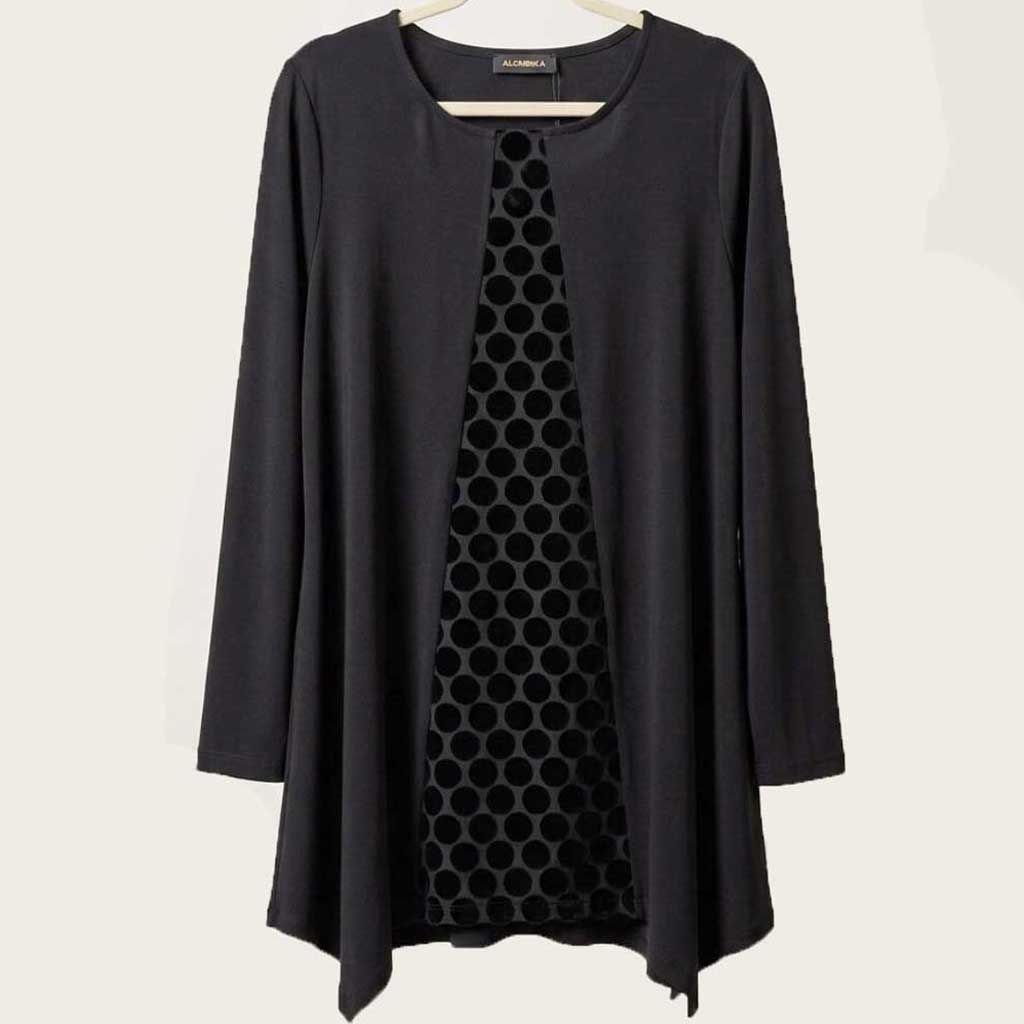 Alembika Velvet Illusion Swing Tunic