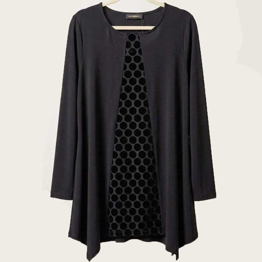 Alembika Velvet Illusion Swing Tunic