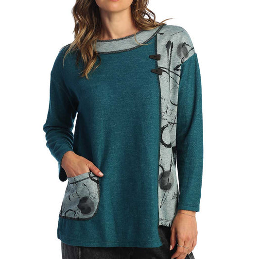 J&J Collection Teal Top