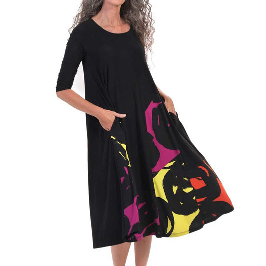 Alembika Art Print Swing Dress