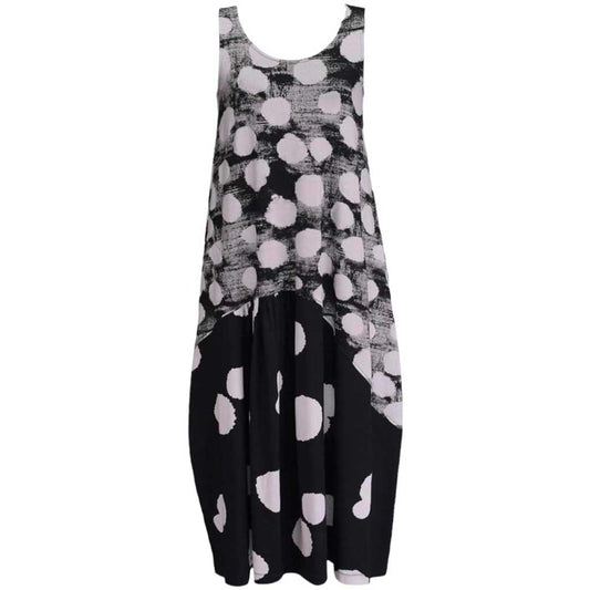 Alembika Cloud Tank Black Dress