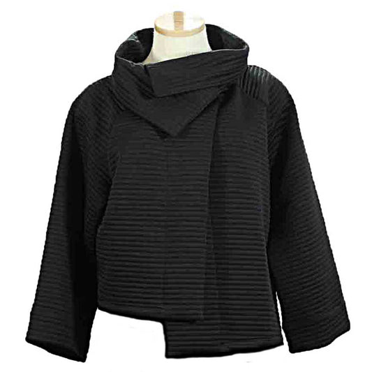 Alembika Crop Black Jacket - Simply Bella