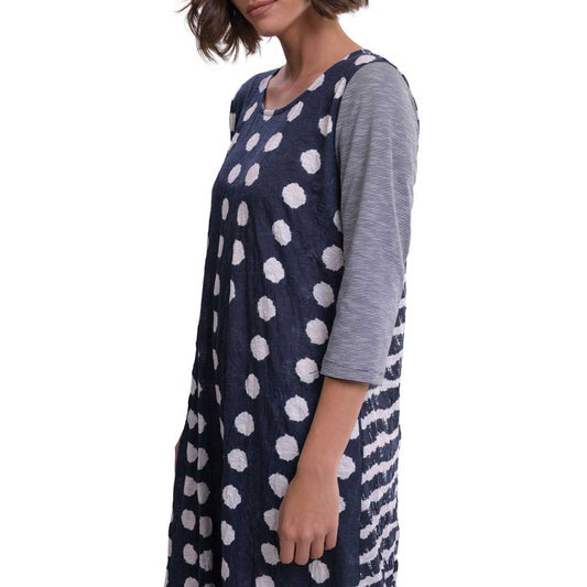 Alembika Navy Dot Dress