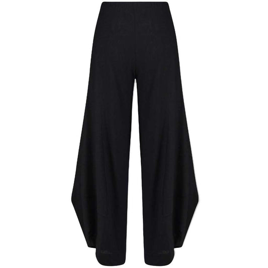 Alembika Punto Black Ribbed Pants