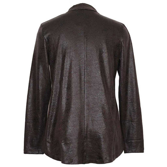 Alembika Snakeskin Brown Top