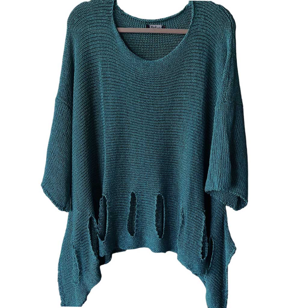 BK Moda Holy Moly Sweater Turquoise