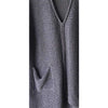 BK Moda V-Neck Sweater Gray