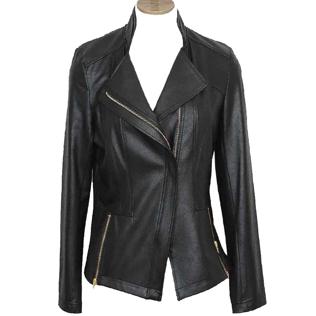 Clara Sunwoo Zip Leather Jacket