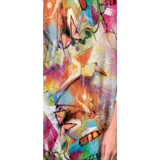 ET'Lois Abstract Print Tunic