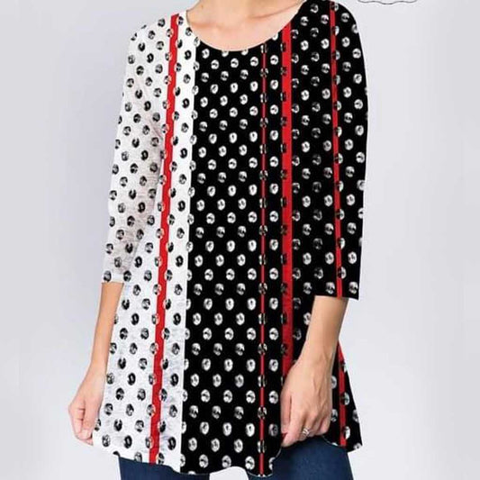 ET'Lois Polka Dot Tunic