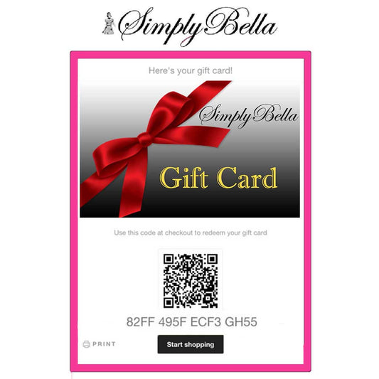 Gift Card - Simply Bella