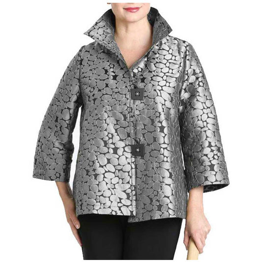 IC Collection Jacquard Jacket - Simply Bella