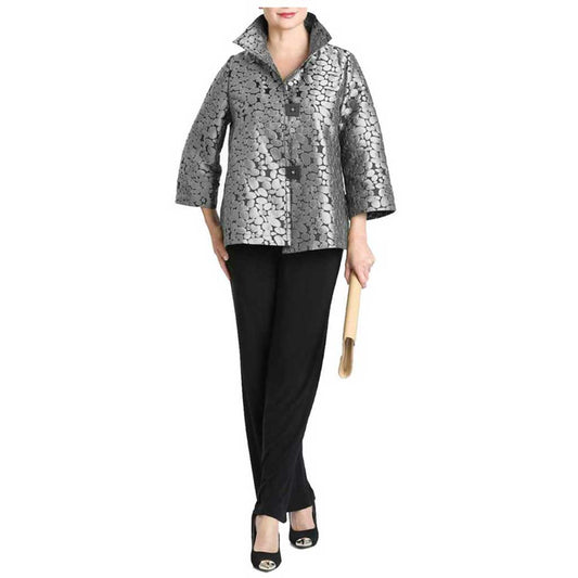 IC Collection Jacquard Jacket - Simply Bella
