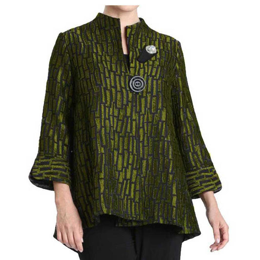 IC Collection Kiwi Jacquard Jacket - Simply Bella