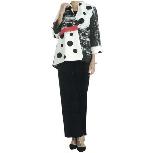 IC Collection Polka Dot Jacket - Simply Bella